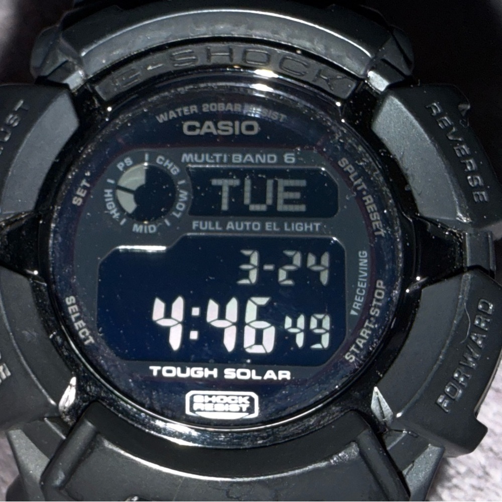 Casio Gshock GW-2310FB negative display solar tactical G-Shock multi band 6 - Picture 3 of 11